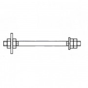 Анкерная шпилька ГОСТ 24379.1-80 - 2 Анкерная шпилька ГОСТ 24379.1-80 - фото - 2